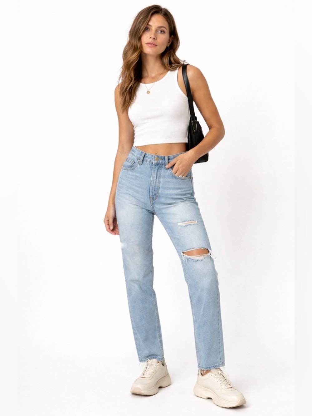 Levi’s 501 Distressed Button Fly Straight Leg Jeans Vintage Wash Y2K 90s Size 30